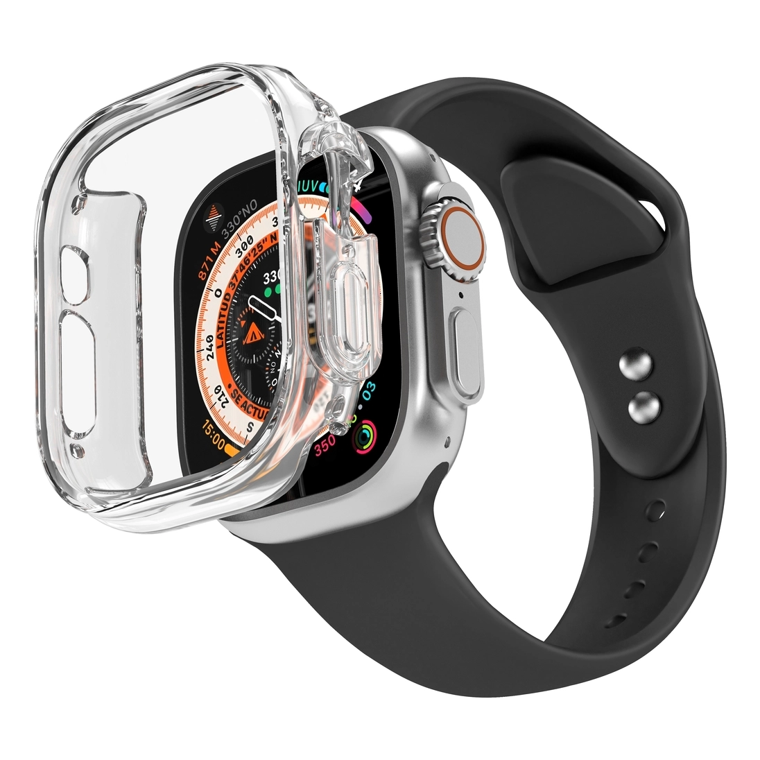 Cygnett Tempered Glass Frame & Screen Protector for Apple Watch Ultra