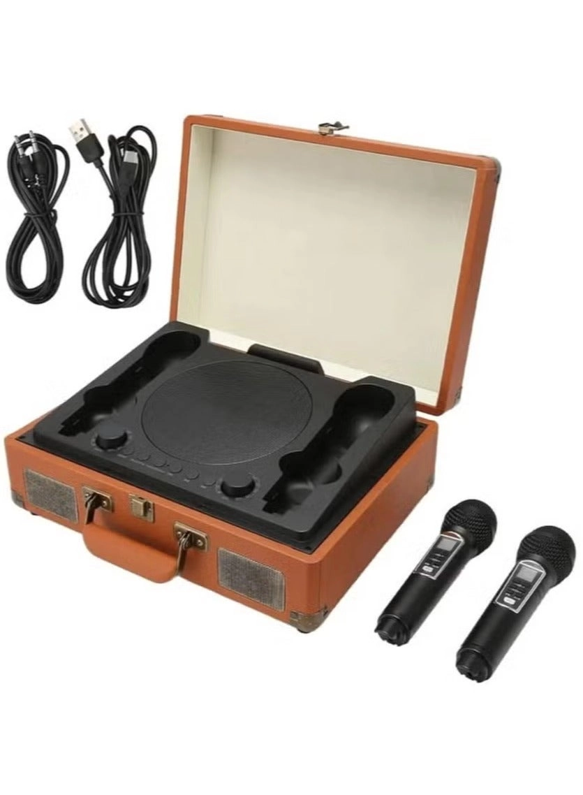 Karaoke Bluetooth Speaker - 2 Microphones