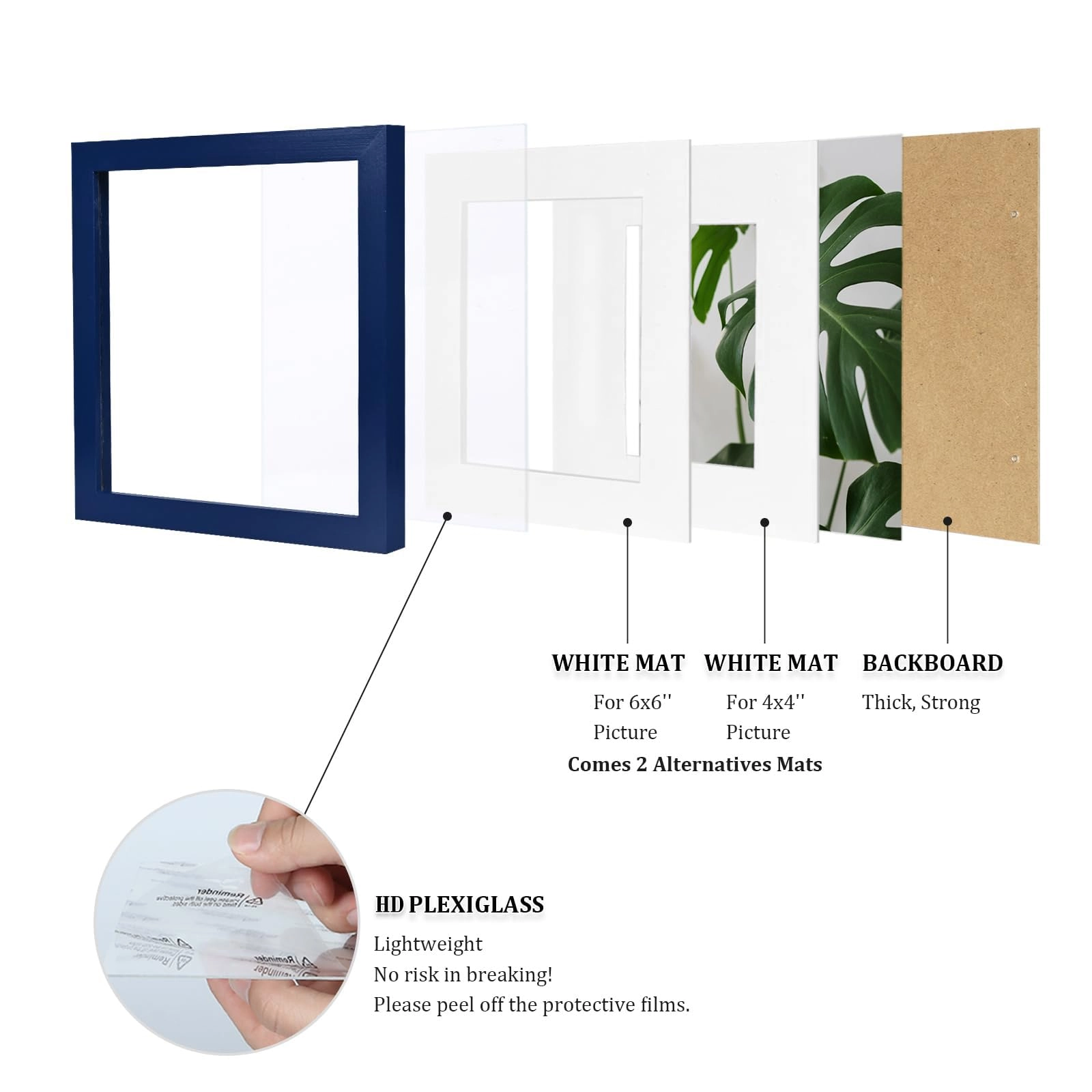 Collage Picture Frame - 8x8 Set