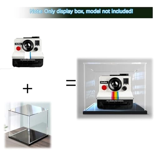 21345 Display Case - Acrylic Dustproof Black Base