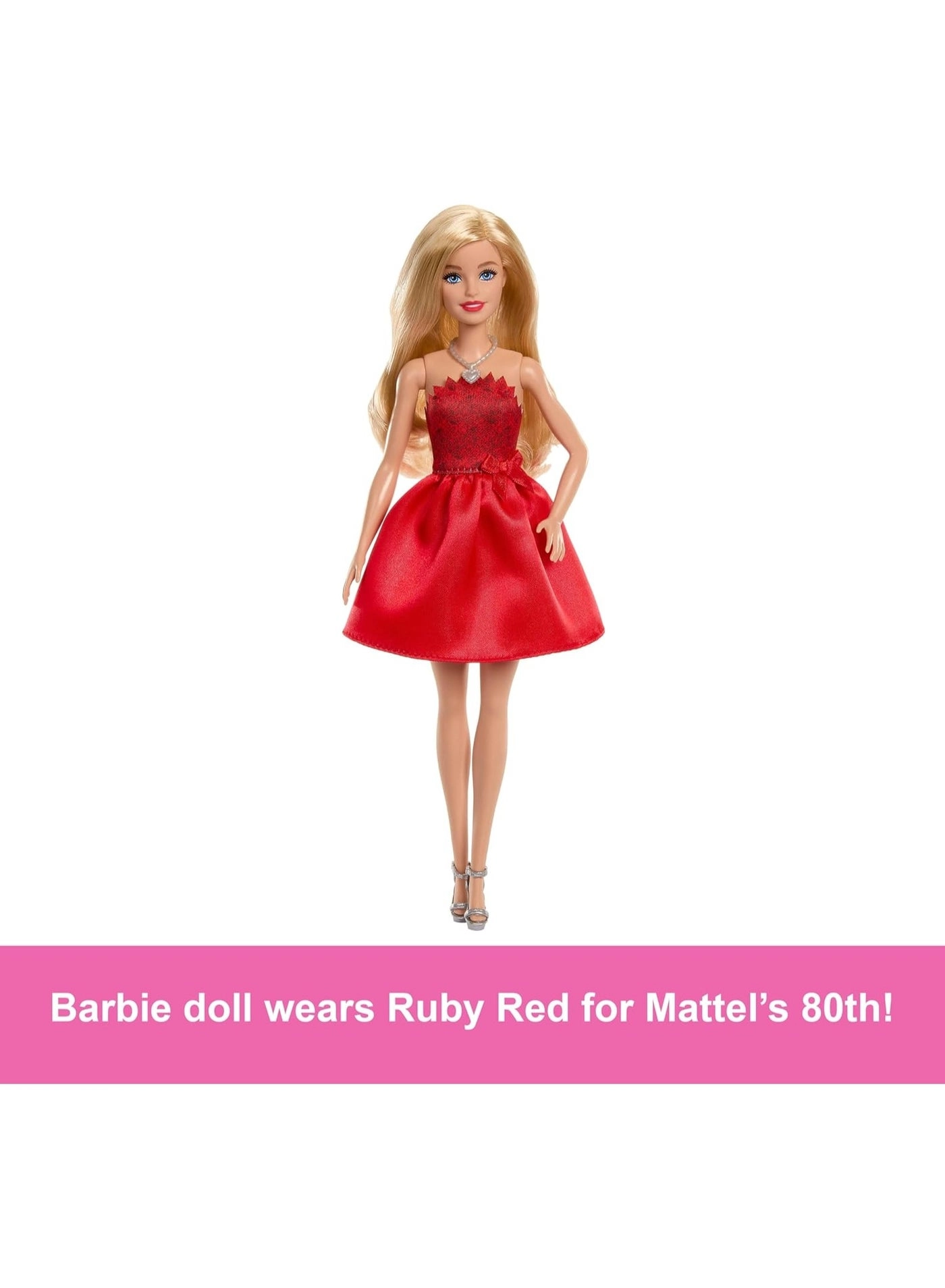 Barbie 80Th Anniversary - Ruby Red Collectible Ages 3+