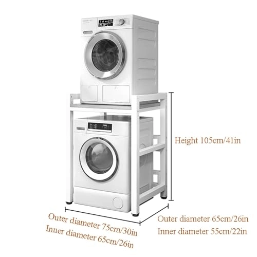Multifunction Wash Machine Stand Base - Height Adjustable 400KG Load Capacity Strong Steel Construction