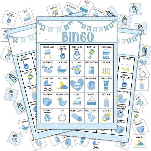 Disfuco Baby Shower Bingo - 24 pieces