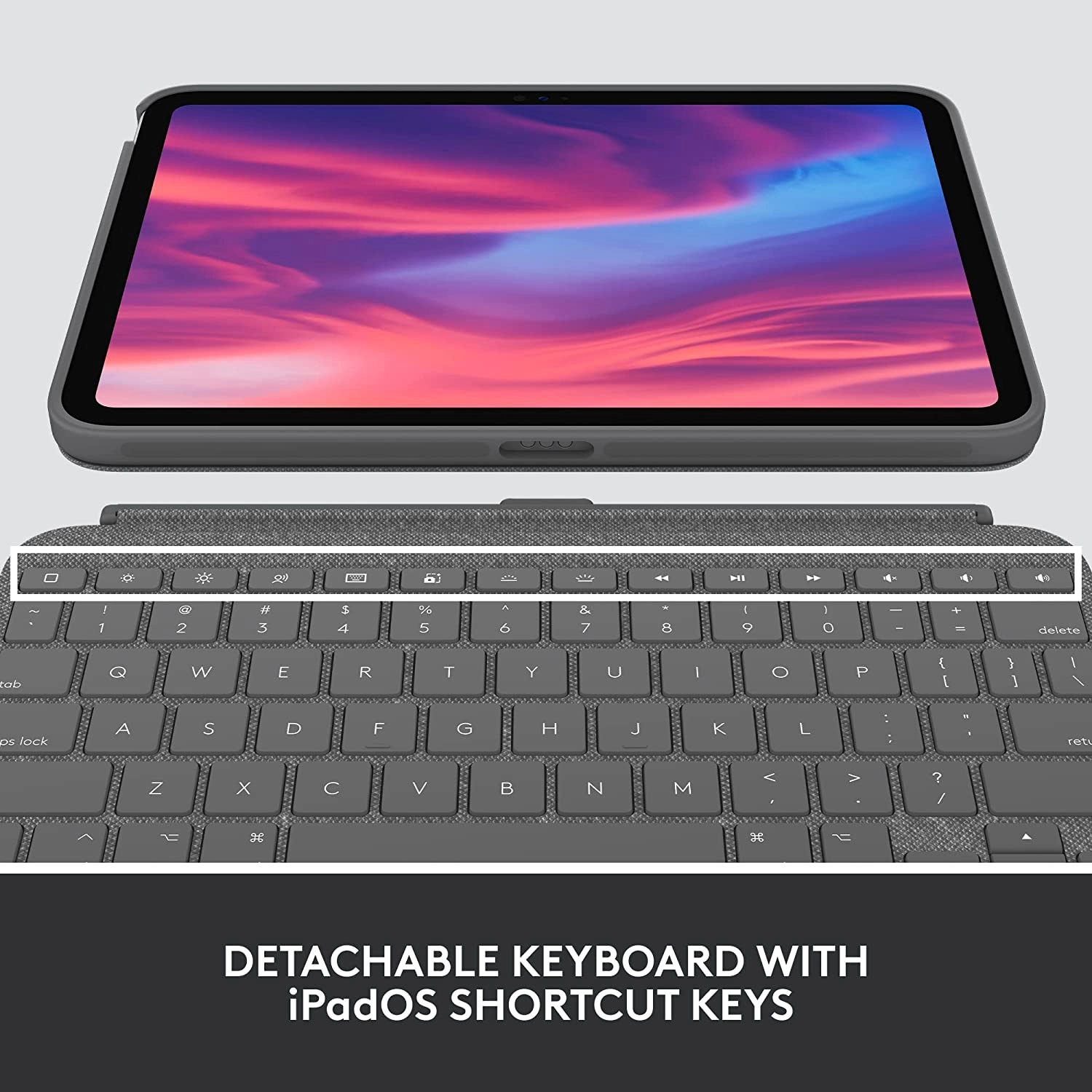 Detachable Keyboard Case with Large Precision Trackpad for iPad (10th Gen)