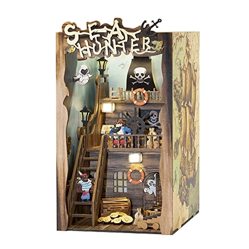 Book Nook Kit - 3D Wooden Puzzle DIY Miniature