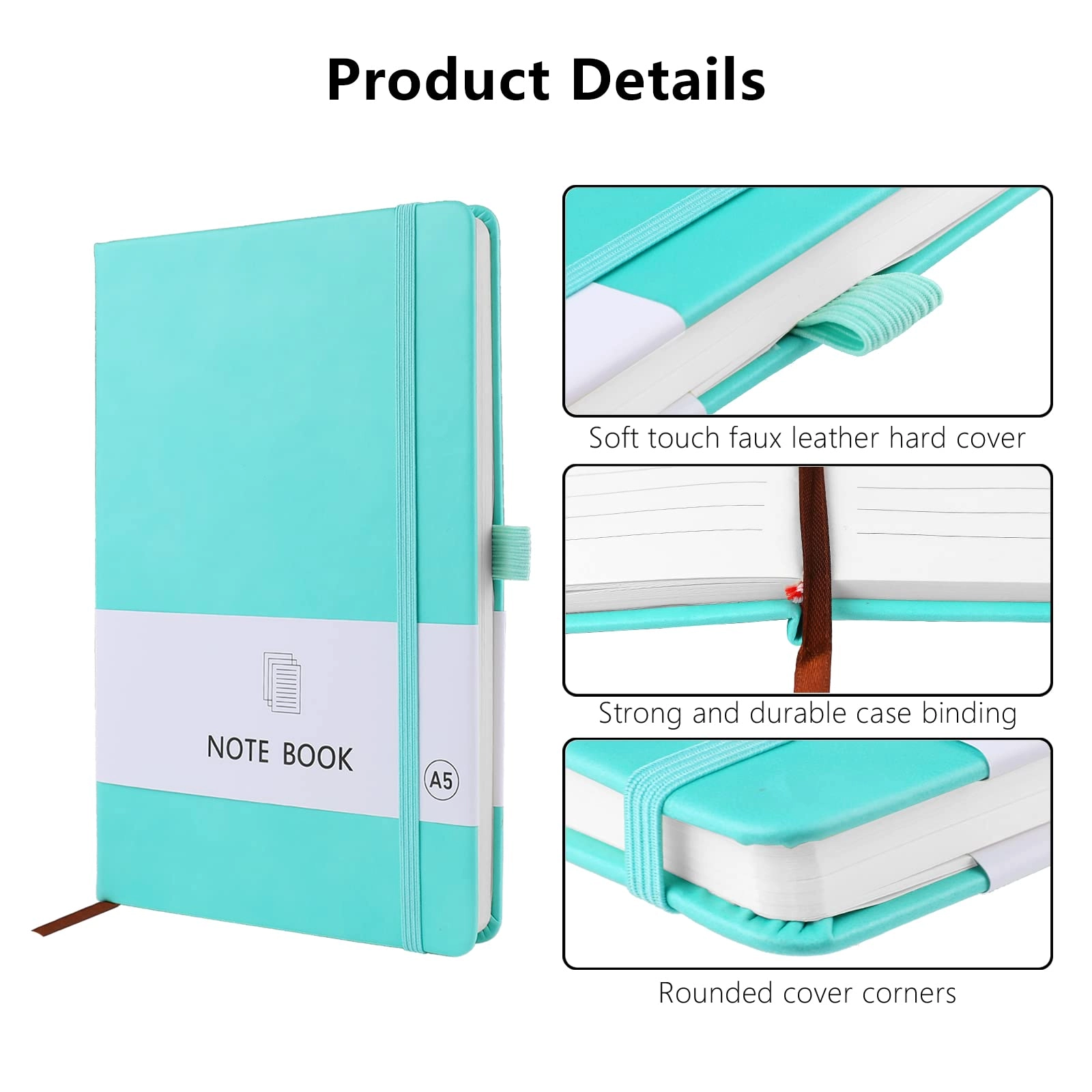Notebook A5 Hardcover - Lined 200 Pages