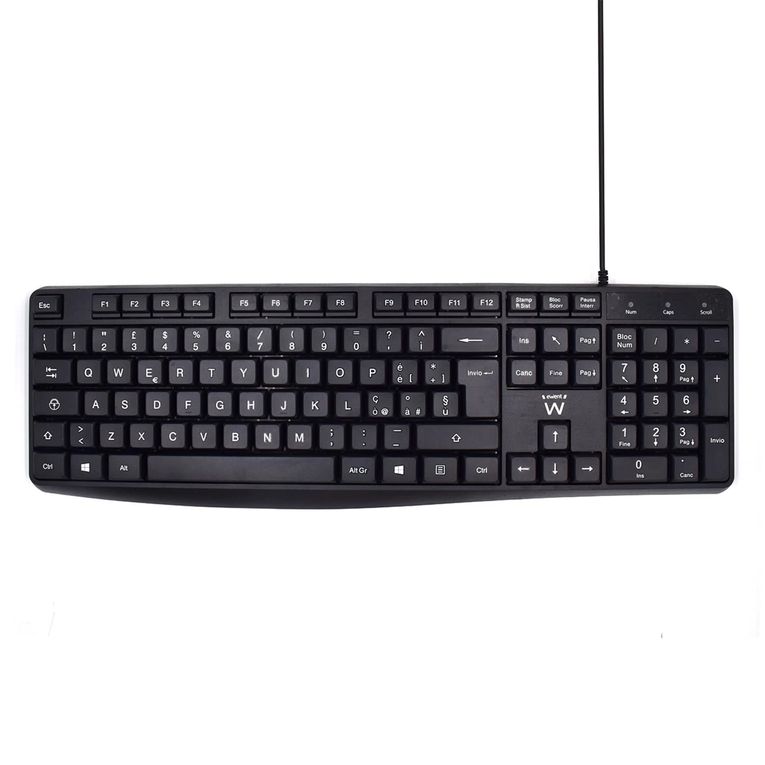 Ewent Wired USB keyboard - IT Wired