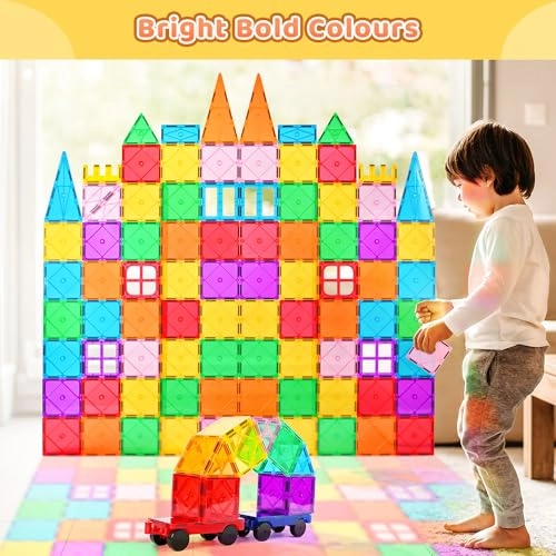 Magnetic Building Blocks - 100 pcs