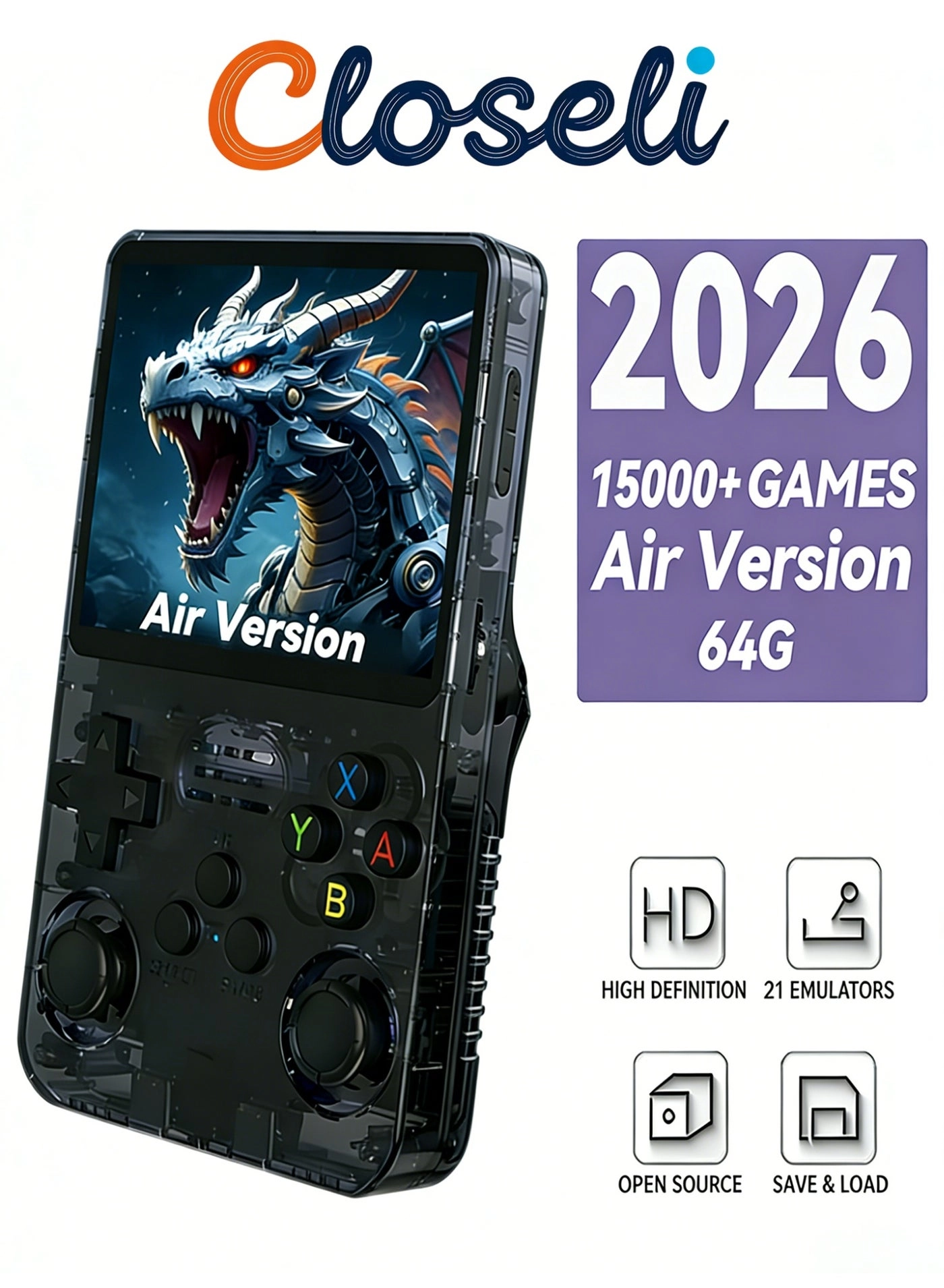 Closeli Portable Game Console - 64G