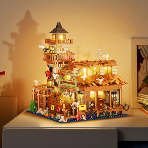 Fishing Village Wood Cabin - 1881 pcs