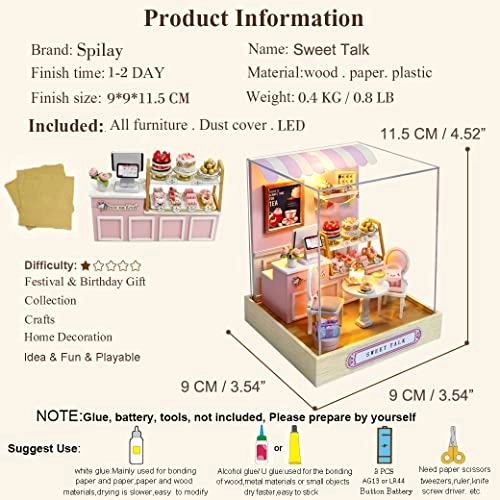 DIY Miniature Dollhouse Kit - 124 scale