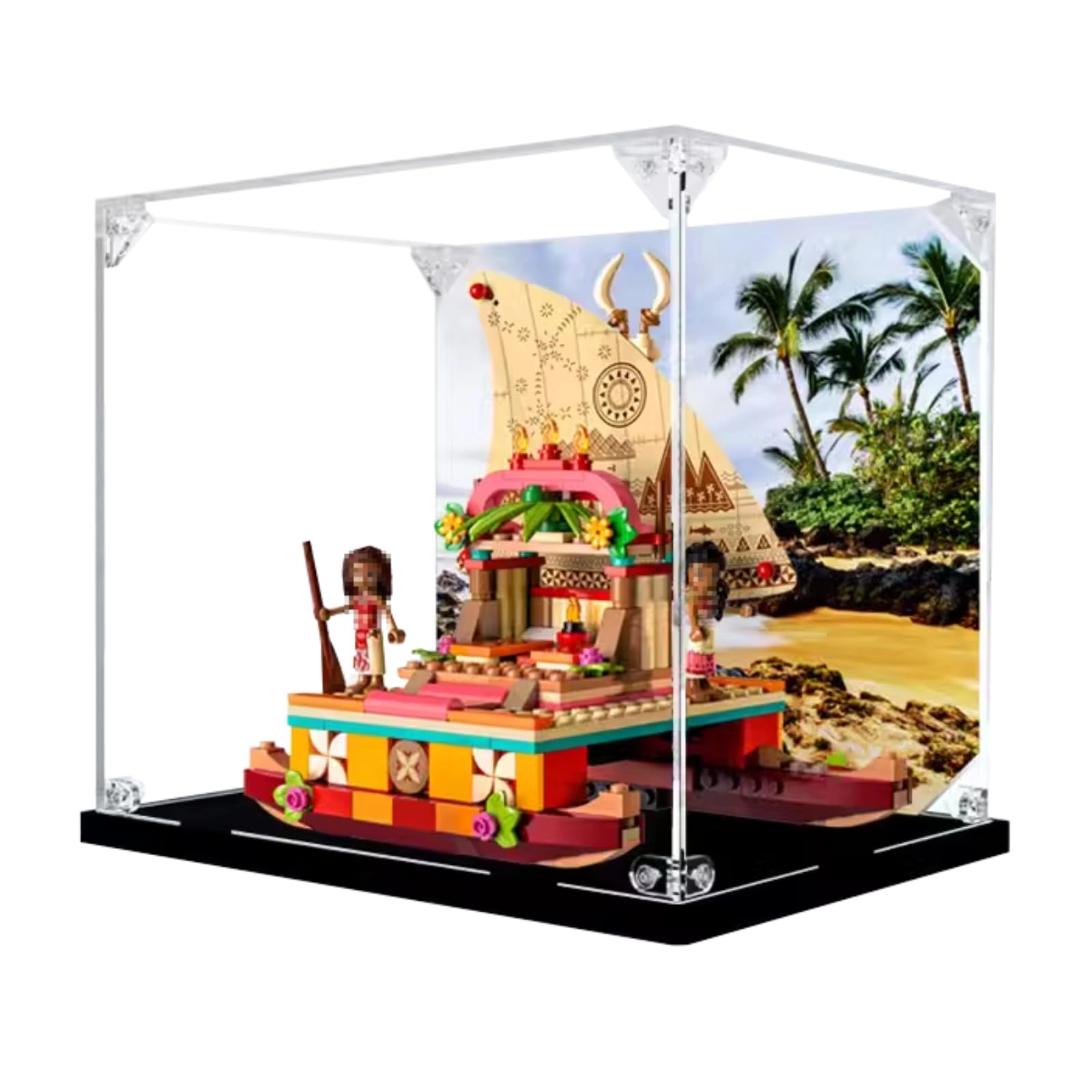 SUNHON Display Box for LEGO 43210 - 23x17x20cm 3mm Acrylic