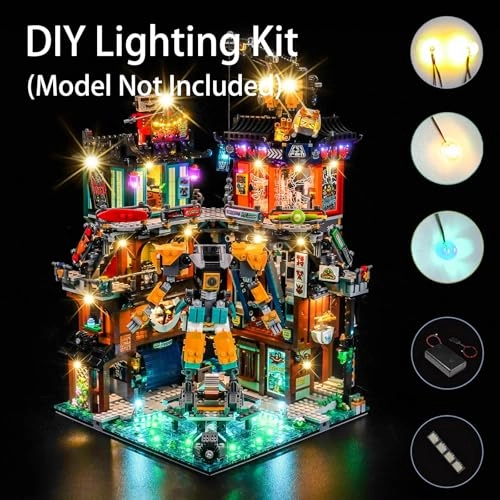 Lighting Kit for LEGO Ninjago City Workshops 71837