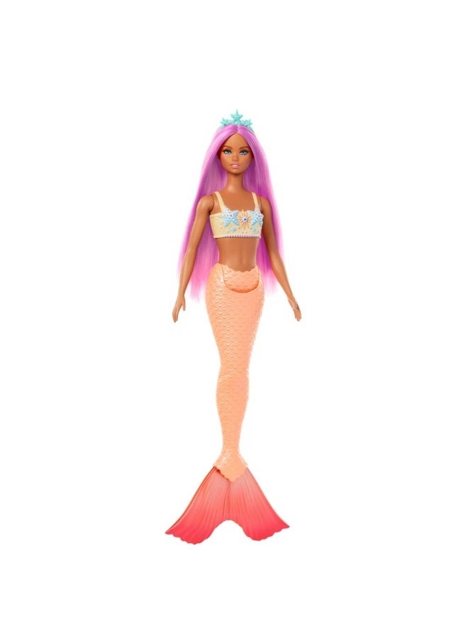 Mermaid Doll - 7-Inch-Long Fantasy Hair Accessories Ages 3+