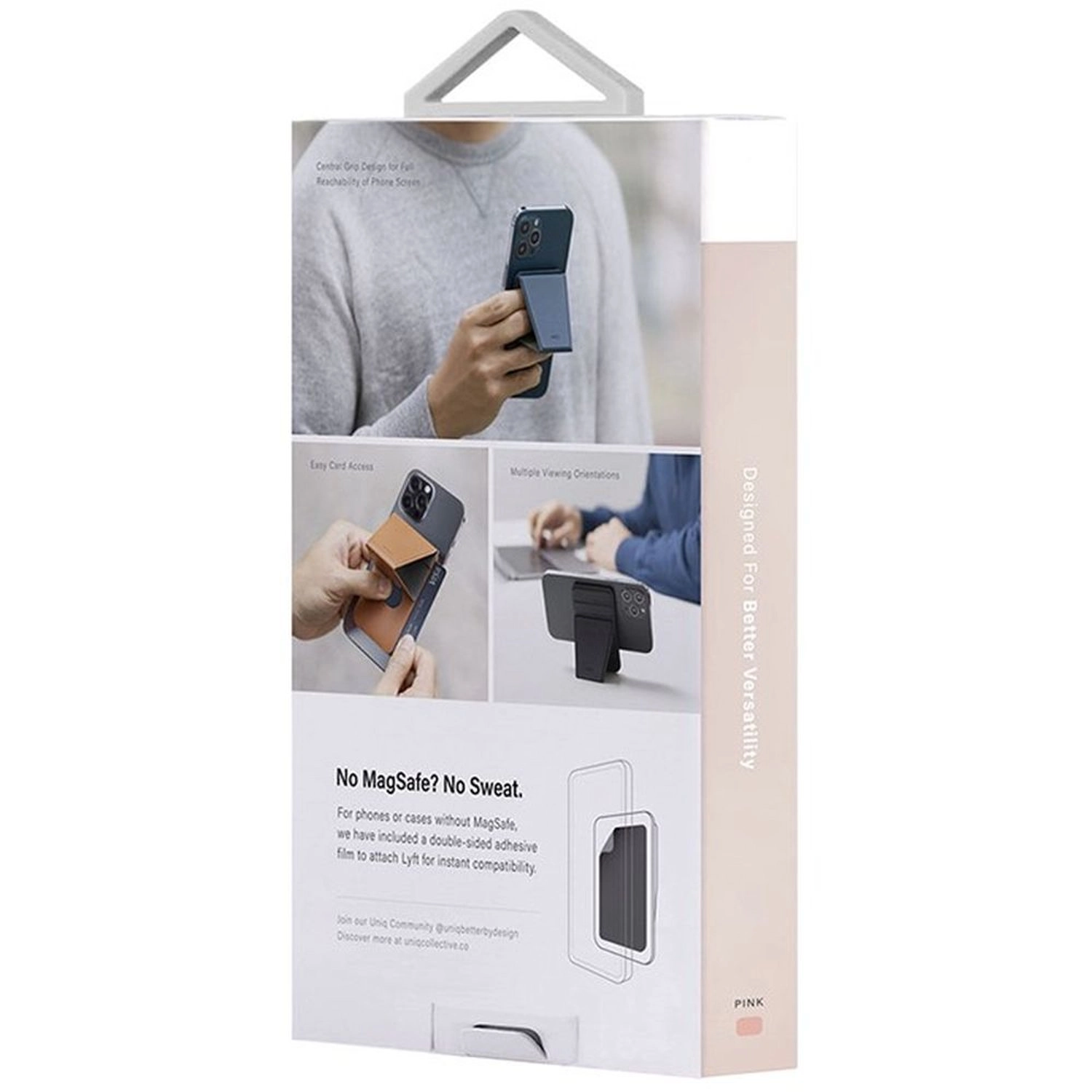 Lyft Magnetic Snap-On Stand - MagSafe Compatible iPhone 12 Series and Later