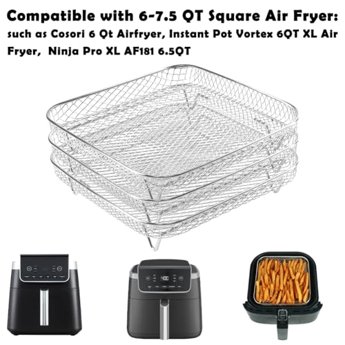 Air Fryer Rack - Aluminium, Plastic, Stainless Steel