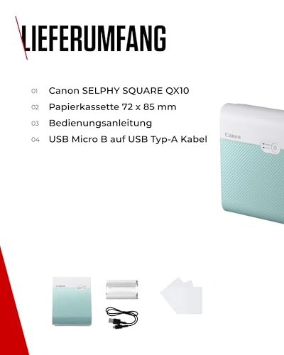 Selphy Square QX10 - 2.7x2.7