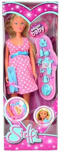 Simba Pregnant Dummy Doll - 29 cm 10 Accessories Ages 3+