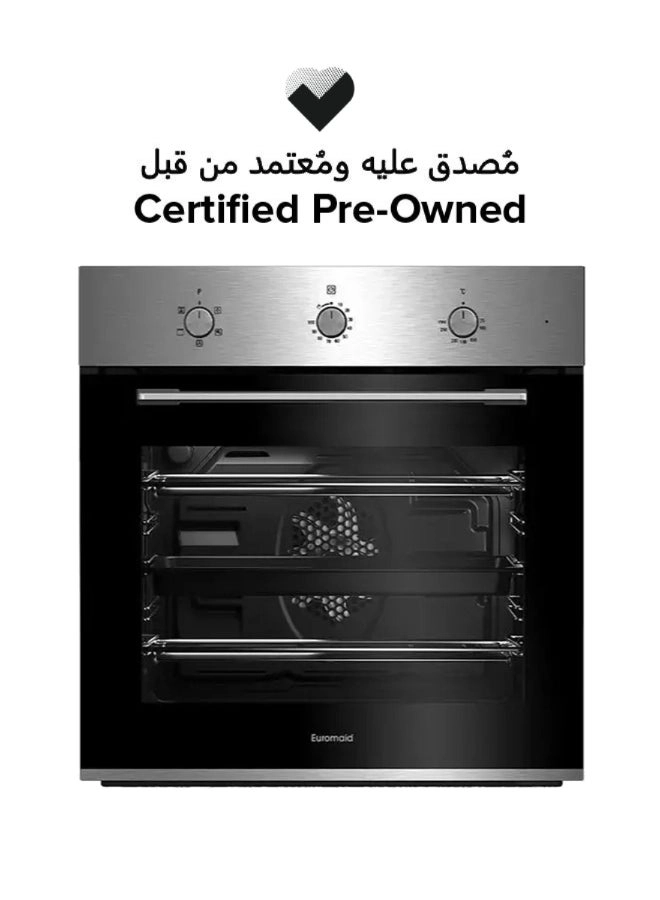 Euromaid (Renewed) EKM5S 60cm 5 Function Built-In Oven