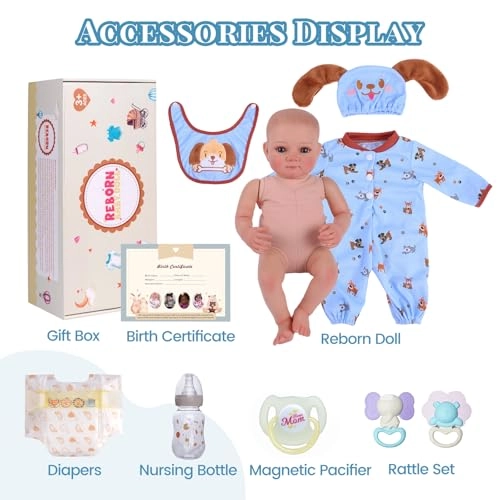 Reborn Doll - Vinyl Cloth Body Realistic Ages 3+