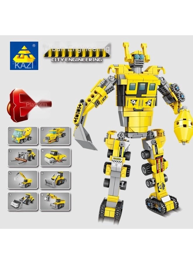 Kazi transformer-robot - 1280pcs Set