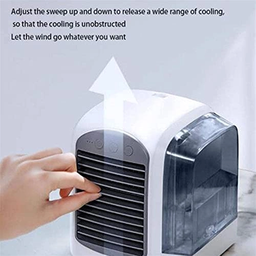 Mini Portable Air Conditioner - 7 Colors 2 Water Tanks USB