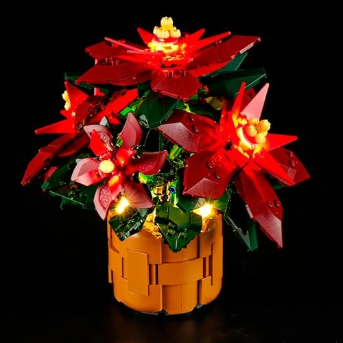 LED Light for 10370 Icons Poinsettia - Christmas
