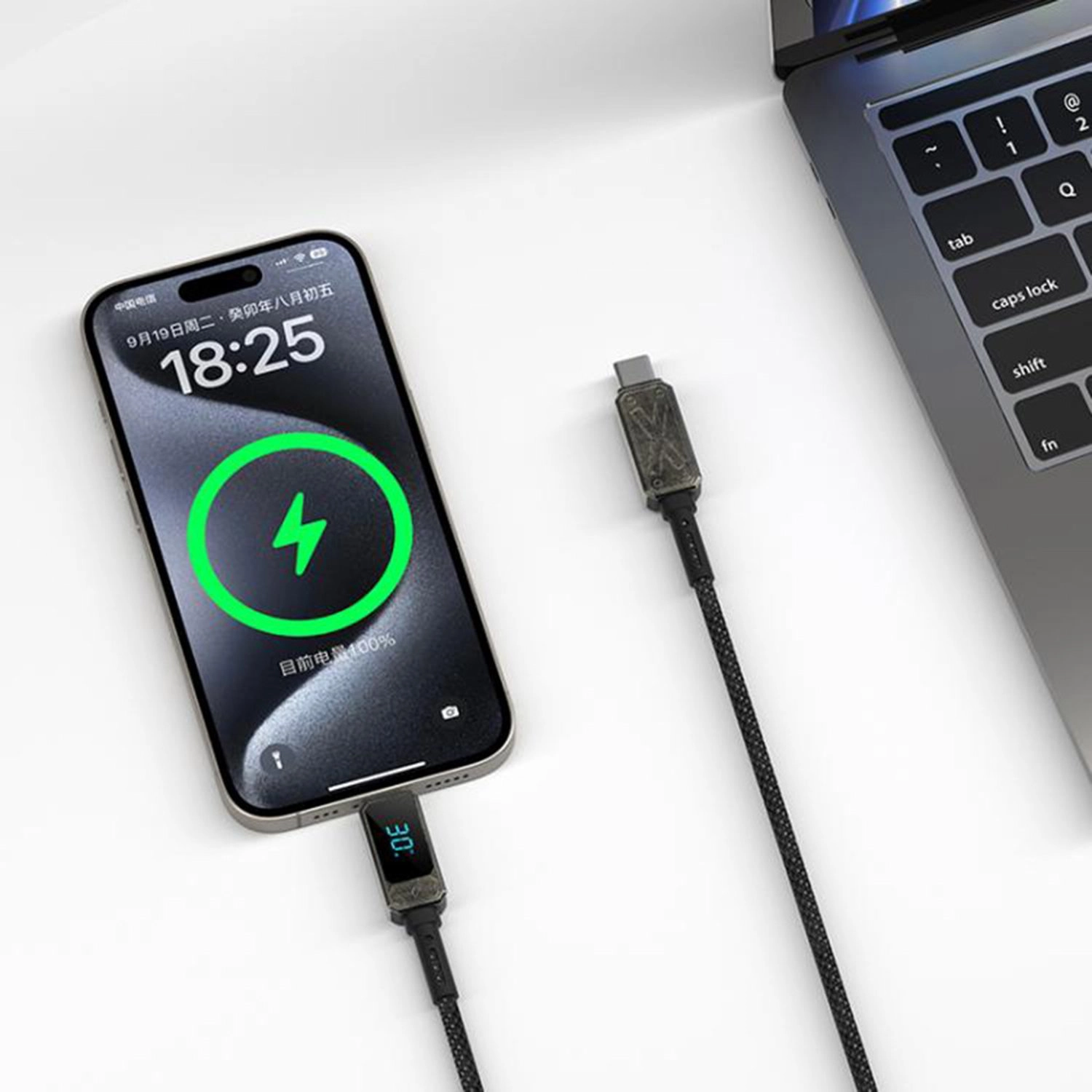 Titan 30W Cable USB-C to Lightning 1.2m