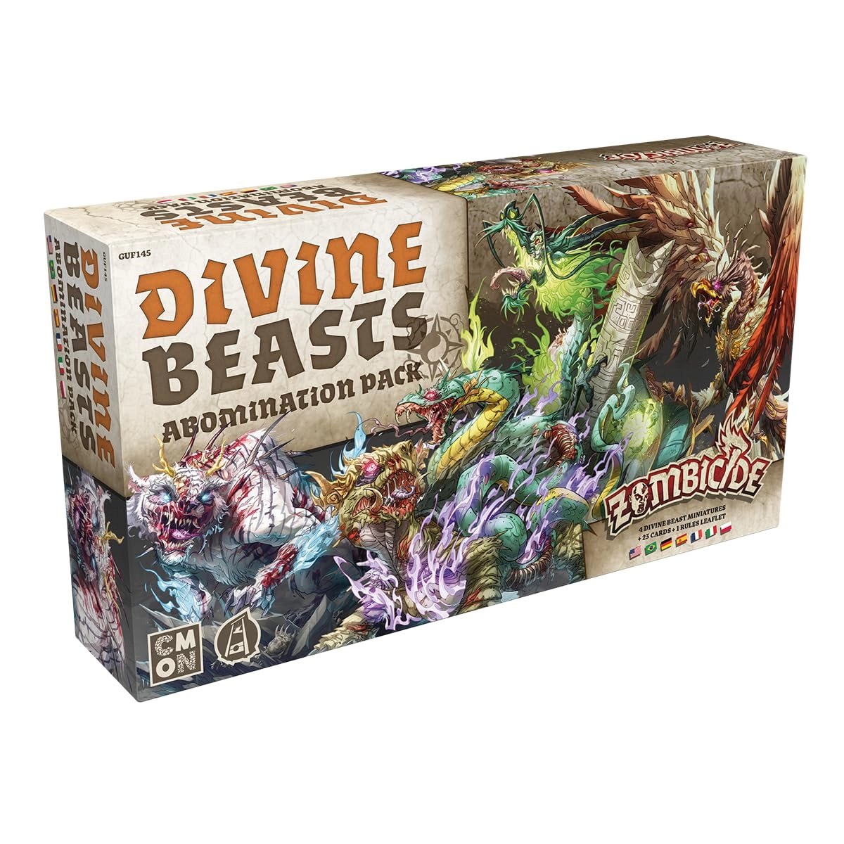 Zombicide White Death: Divine Beasts Abomination Pack - Mythical Creature Expansion