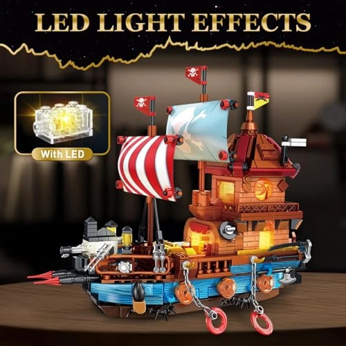 Pirate Ship Building Blocks - 916pcs