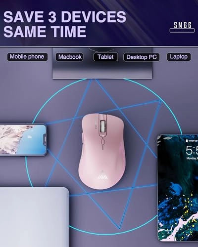 SM66 Silent Dual-Mode Mouse - Wireless