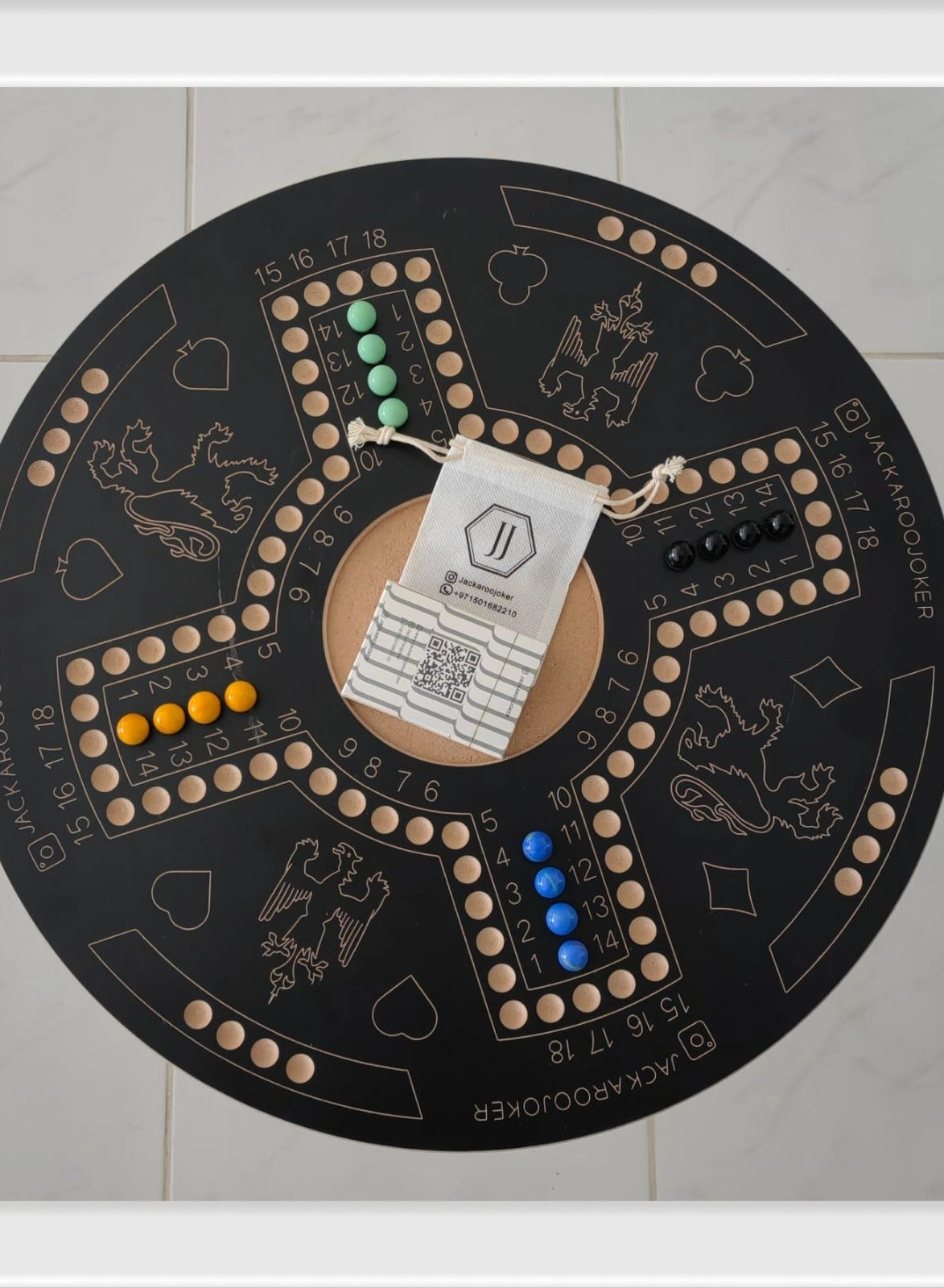 Double-Sided Foldable Board Game - 51 cm Premium Set