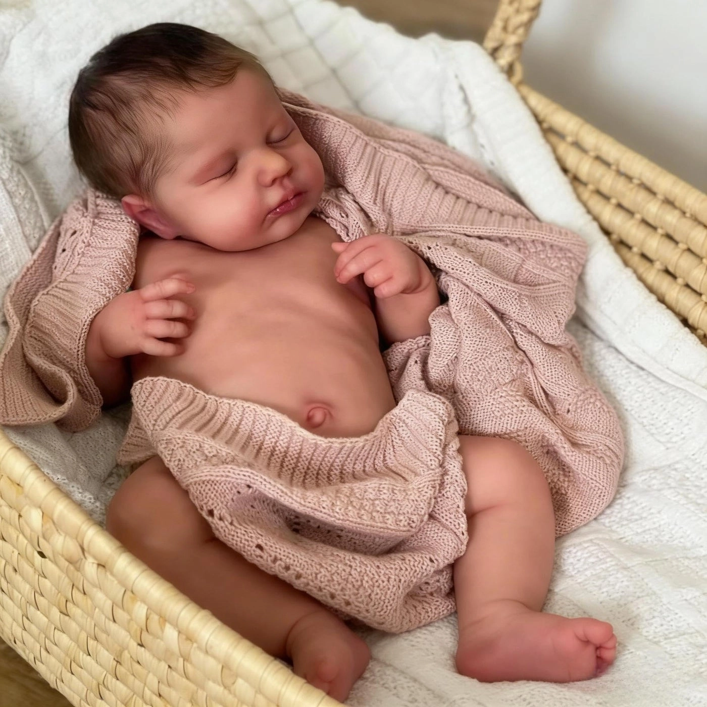 Reborn Baby Doll - 20 Inch Silicone Vinyl Girl Ages 3+