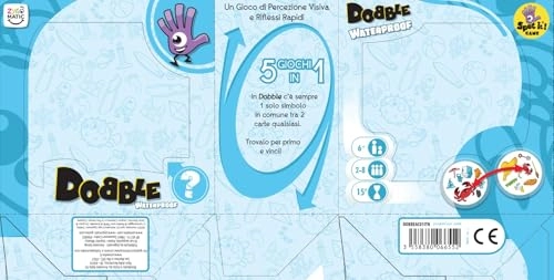 Dobble - Waterproof Card Game (Italian)