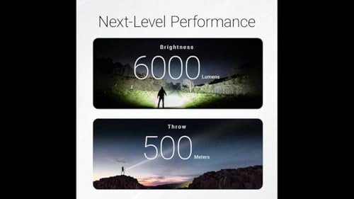 EX7 Flashlight Rechargeable (6000lm)