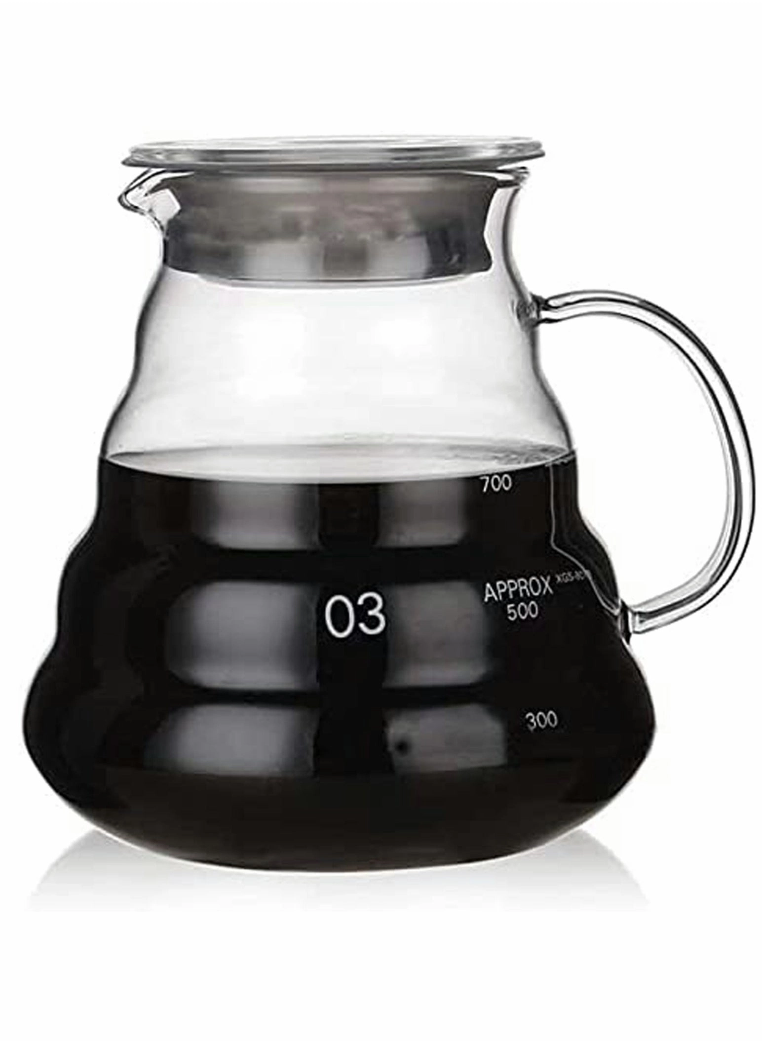 SYOSI Glass Coffee Carafe - 0.8 Liter