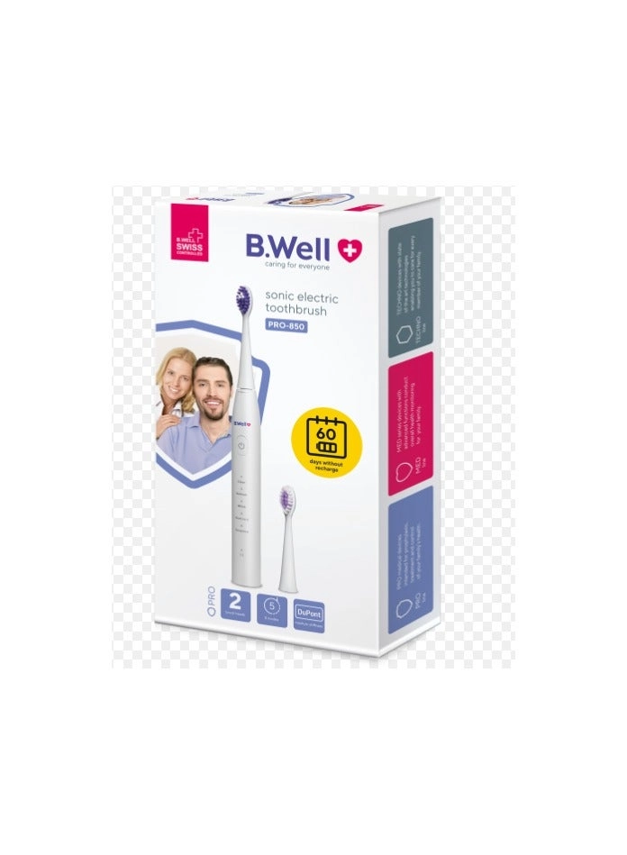 PRO-850 - Electric Sonic Toothbrush White