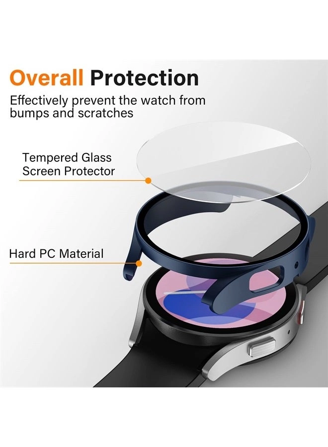 2 Pack Screen Protector Case for Samsung Galaxy Watch 5/Galaxy Watch 4 - 40mm
