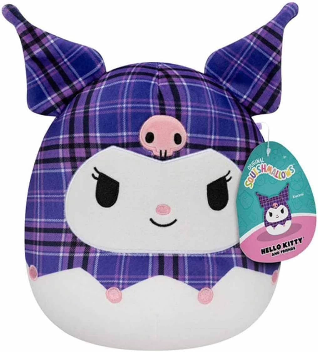 Kuromi - Purple Plaid 8 inch