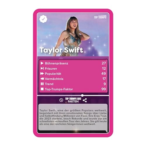 Top Trumps: Pop Stars - Card Game (German)