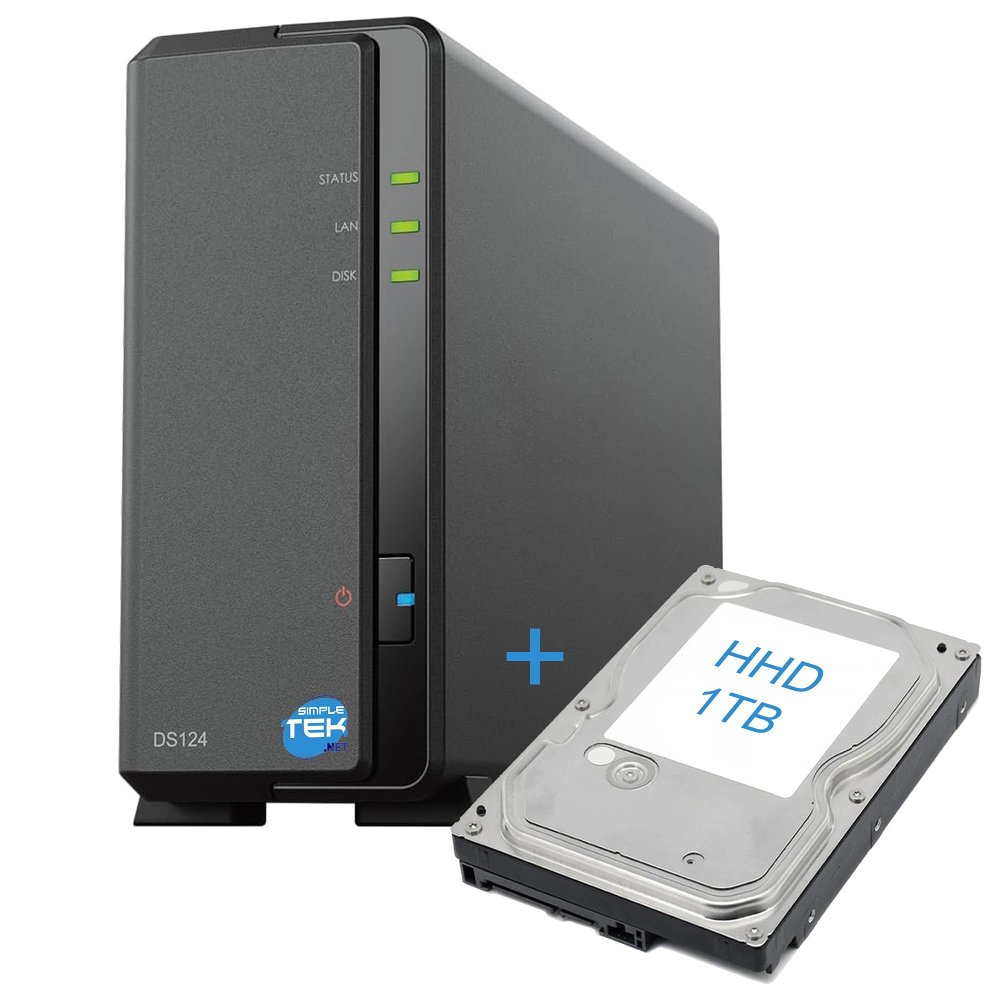 SIMPLETEK NAS Network Storage Device 1-Bay 1TB