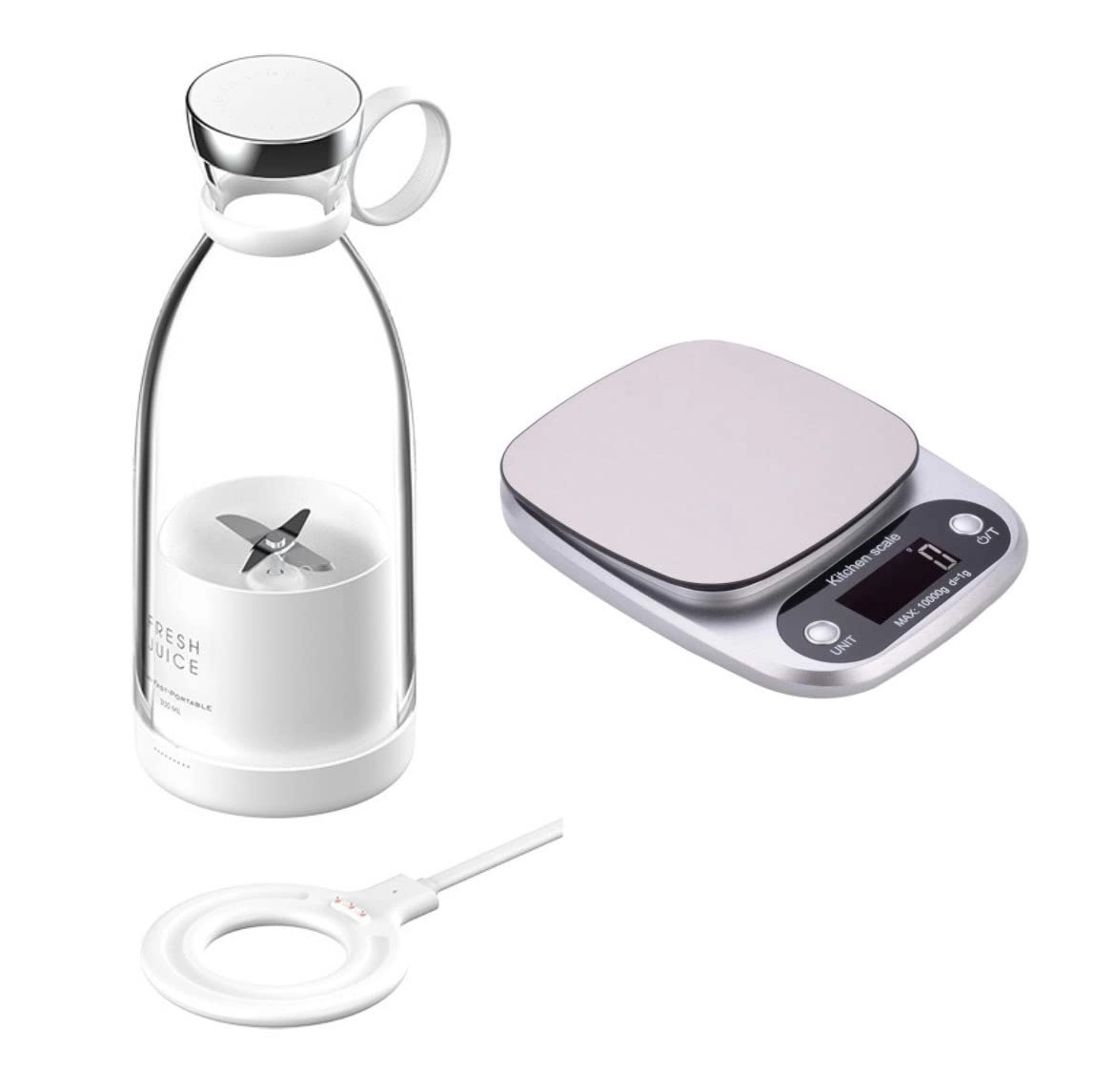 Zorex Portable Blender - USB Rechargeable Cordless Dishwasher Safe