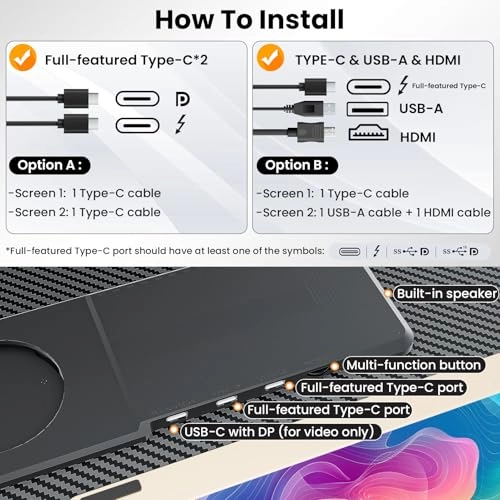Laptop Screen Extender - 1920x1080 15.6 Inches