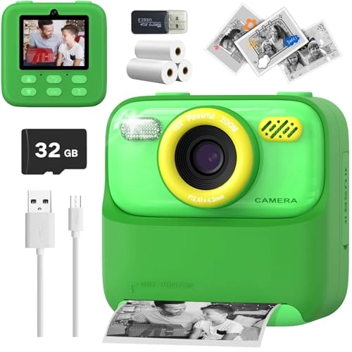 Kids Camera - Instant Print Thermal 48MP