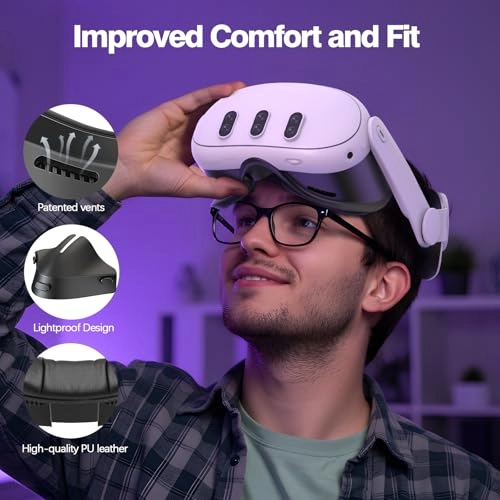 Face Cover Pad - Oculus Quest 3 Sweat-Proof PU Foam