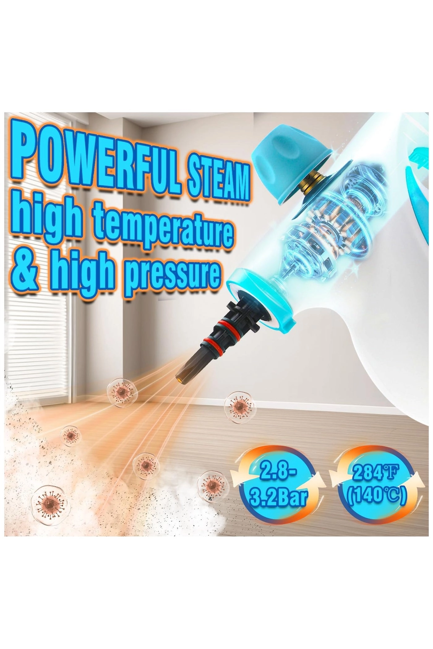 Handheld Steam Cleaner - 3.0bar 350ml