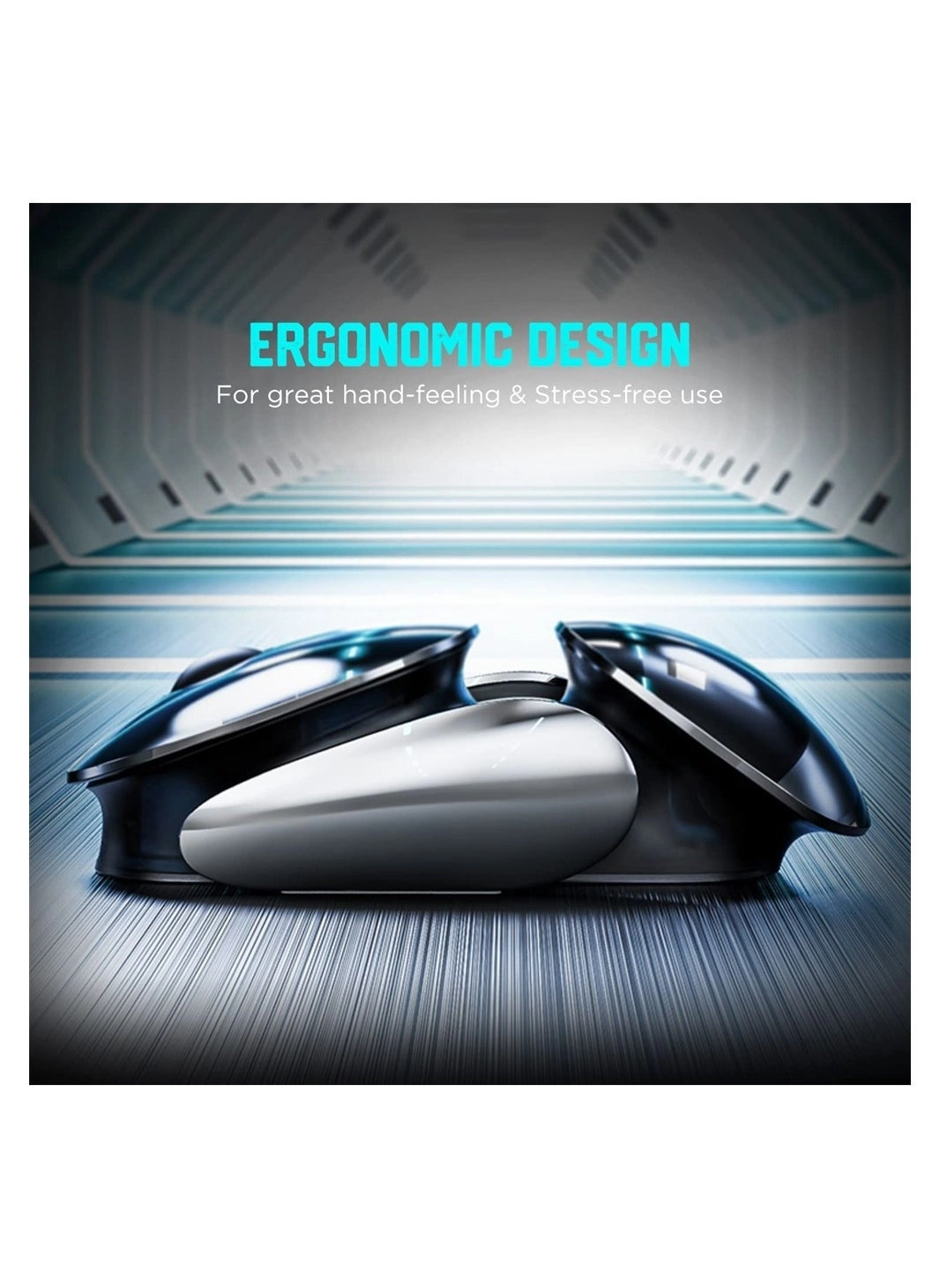 LED Rechargeable Slim Silent Mouse - Wireless