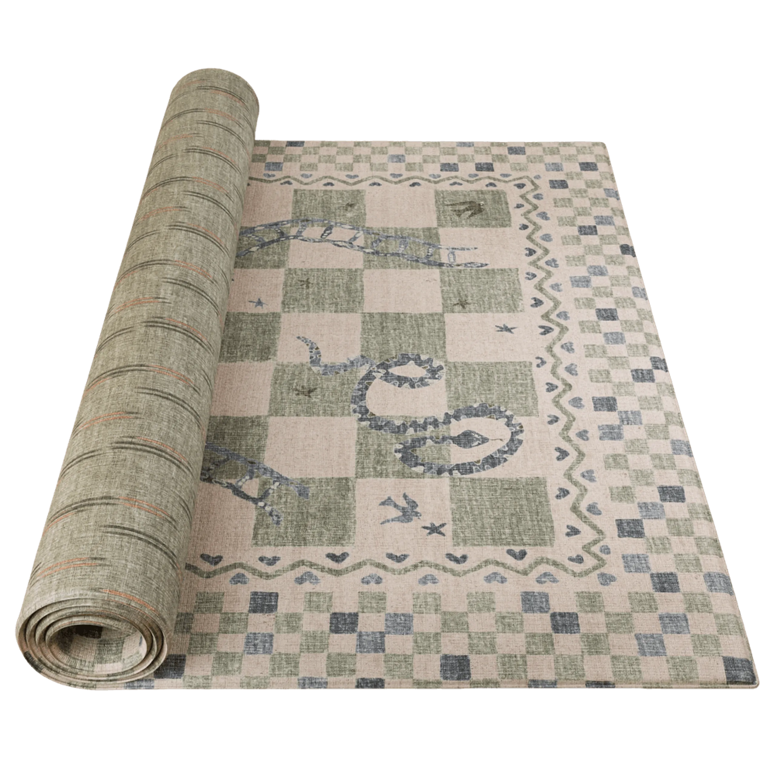 Totter & Tumble Checker & Ludo Playmat - Suitable for 0 month and above