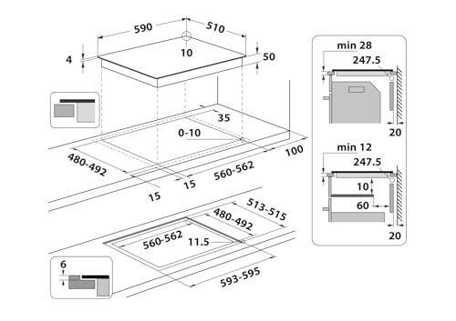 BS 6860B CPNE Induction hob