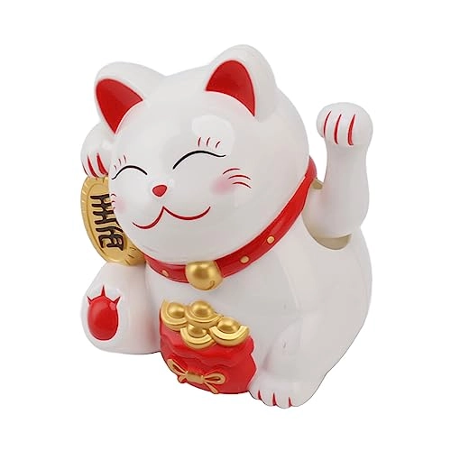 Lucky Cat Waving Arm - plastic